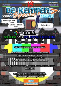 flyer chill & xbox playstation 5 mei 2019